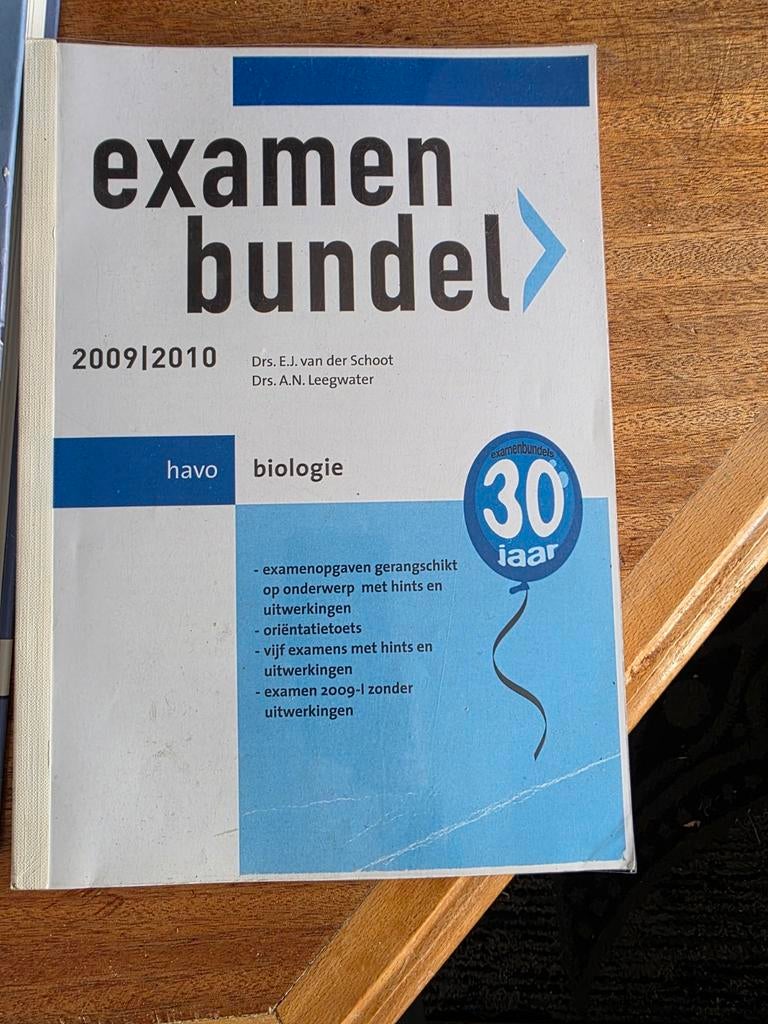 Examenbundel Biologie HAVO 2009/2010, Ophalen of Verzenden