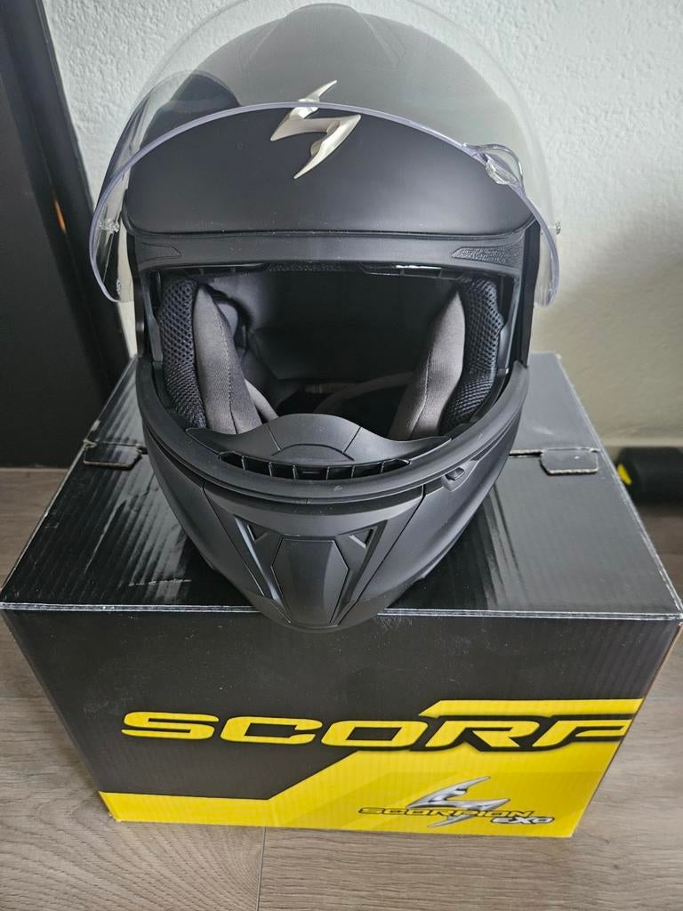 Scorpion Exo 920 Evo Systeemhelm Mat Zwart Maat M, Overige merken, M, Systeemhelm, Heren