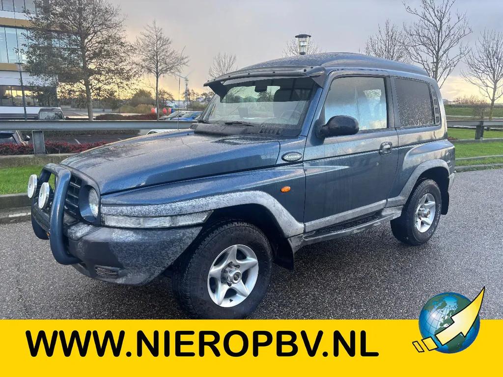SsangYong Korando TD 2.9 HR 4x4 Airco Cruisecontrol Trekhaak, Gebruikt, Korando, Origineel Nederlands, Bedrijf