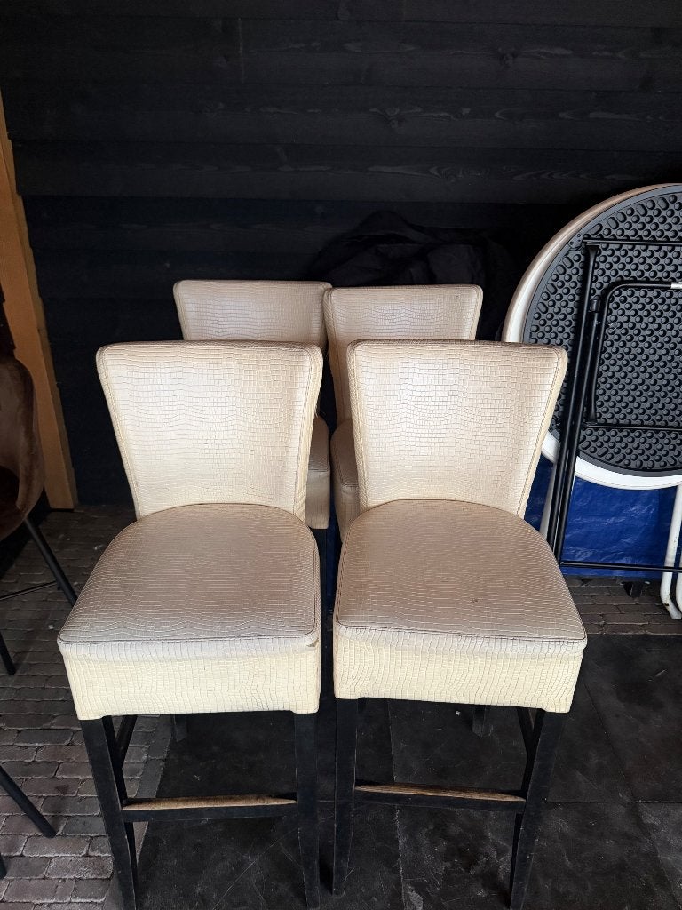Barkrukken, 2 krukken, Ophalen of Verzenden, Gebruikt, 60 tot 90 cm