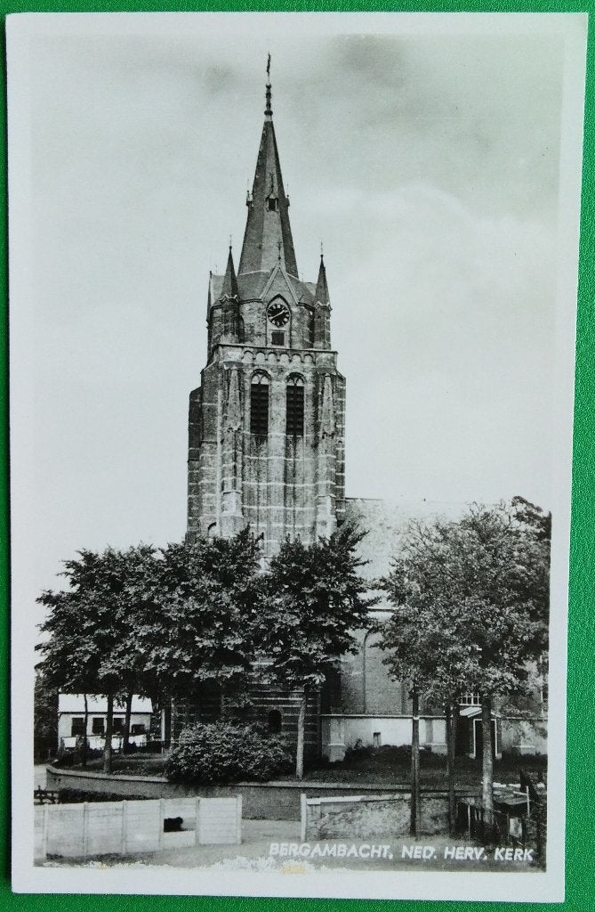 Bergambacht, Ned. Herv. Kerk. Klf, Verzamelen, Ansichtkaarten | Nederland, Verzenden, 1960 tot 1980, Ongelopen, Zuid-Holland