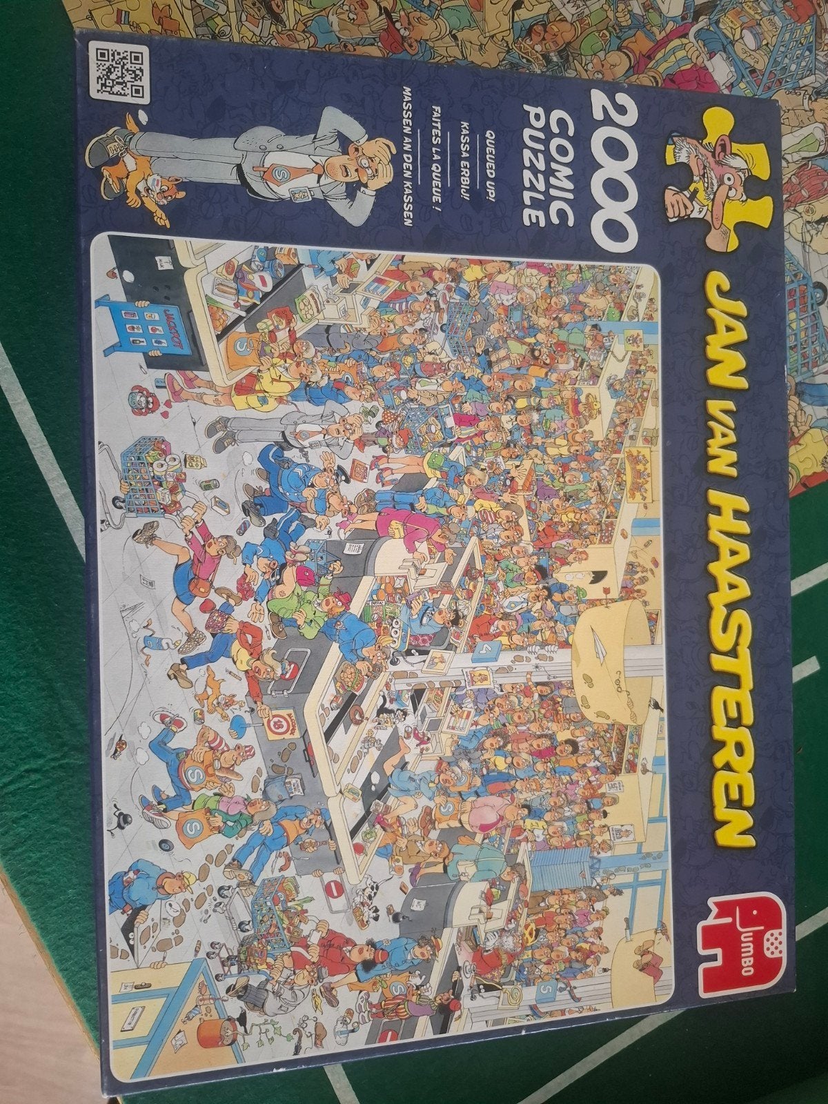 Jan van Haasteren puzzel 2000 stukjes, Kassa erbij, Ophalen of Verzenden, Meer dan 1500 stukjes, Zo goed als nieuw, Legpuzzel
