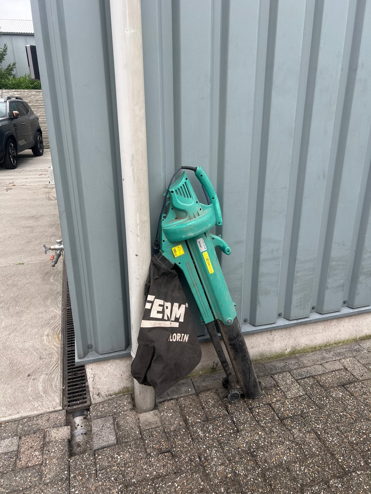 Ferm Bladblazer/Bladzuiger met Opvangzak - Gebruikt, Ophalen, Gebruikt, Handgedragen, Met opvangzak