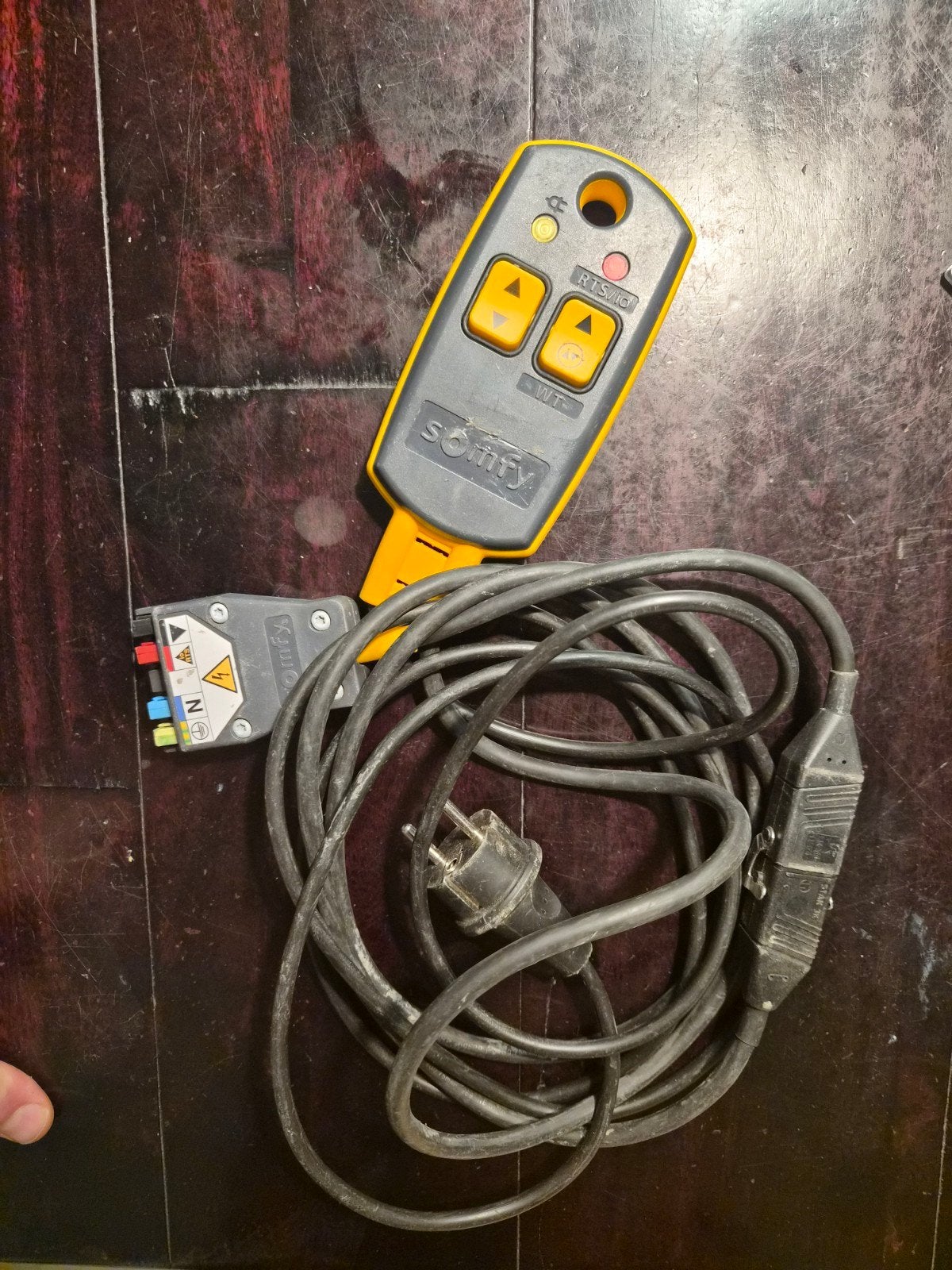 Somfy RTS/WT afstandsbediening(universal setting plug) met k, Ophalen, Gebruikt