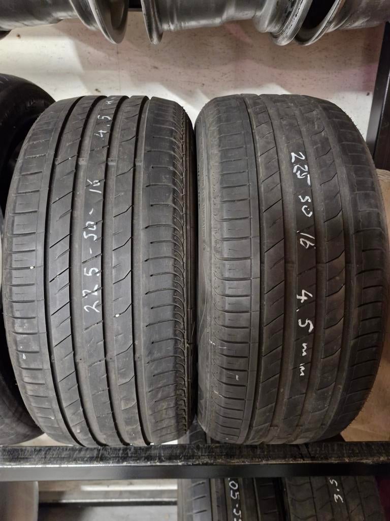 2x 225 50 16 96w 4.5mm profiel nexen banden ps 20 euro, 16 inch, Ophalen of Verzenden, Band(en), Zomerbanden