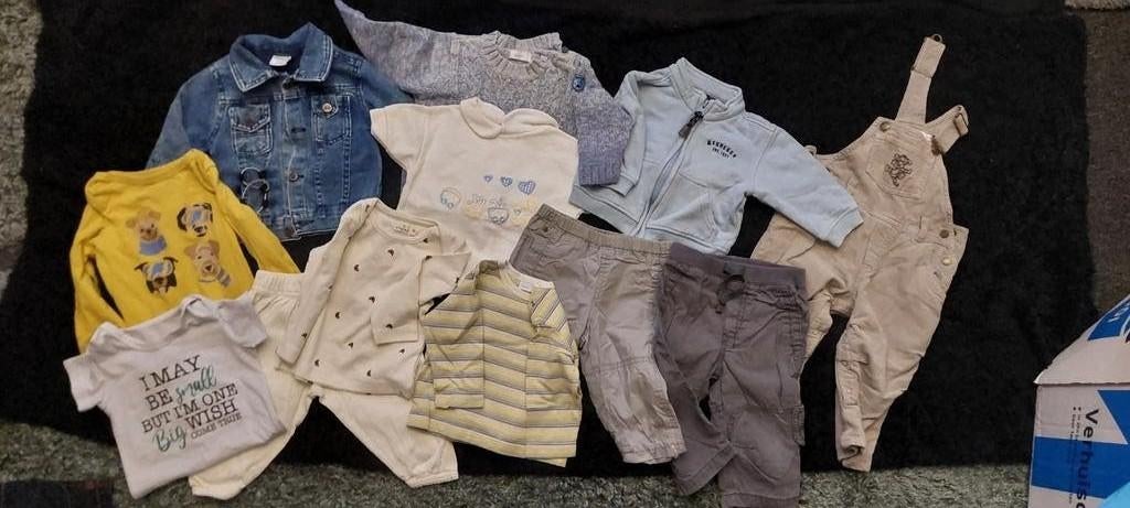 Grote kledingbundel jongens 68 + schoenen +slaapzak zomer, Ophalen of Verzenden, Gebruikt, Diverse merken, Jongetje