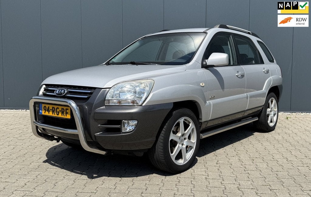 Kia Sportage 2.7 V6 Adventure 4WD Airco Cruise Trekhaak Nieu, Auto's, Kia, Automaat, Stof, Gebruikt, Zwart