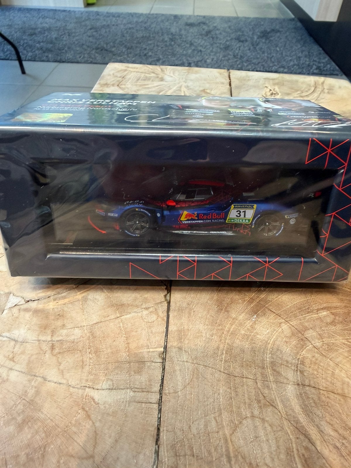 Max Verstappen Ferrari  GT3 Race Debut 1:43, Ophalen of Verzenden, Nieuw, Auto, Overige merken