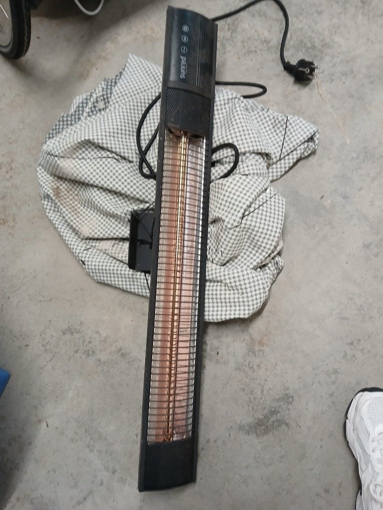Terrasverwarmer, Ophalen, Zo goed als nieuw, Elektrisch, Wand