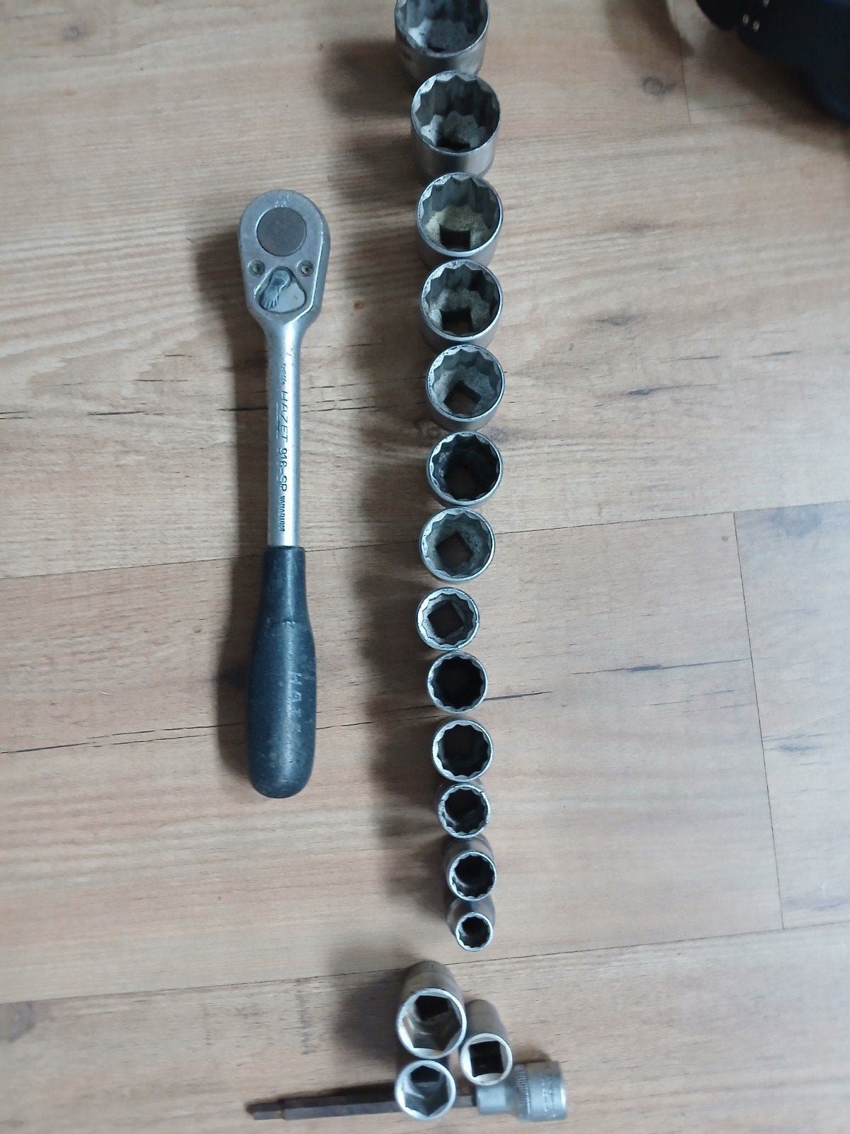 Hazet royal system 916-SP ratel met doppen set, Verzenden