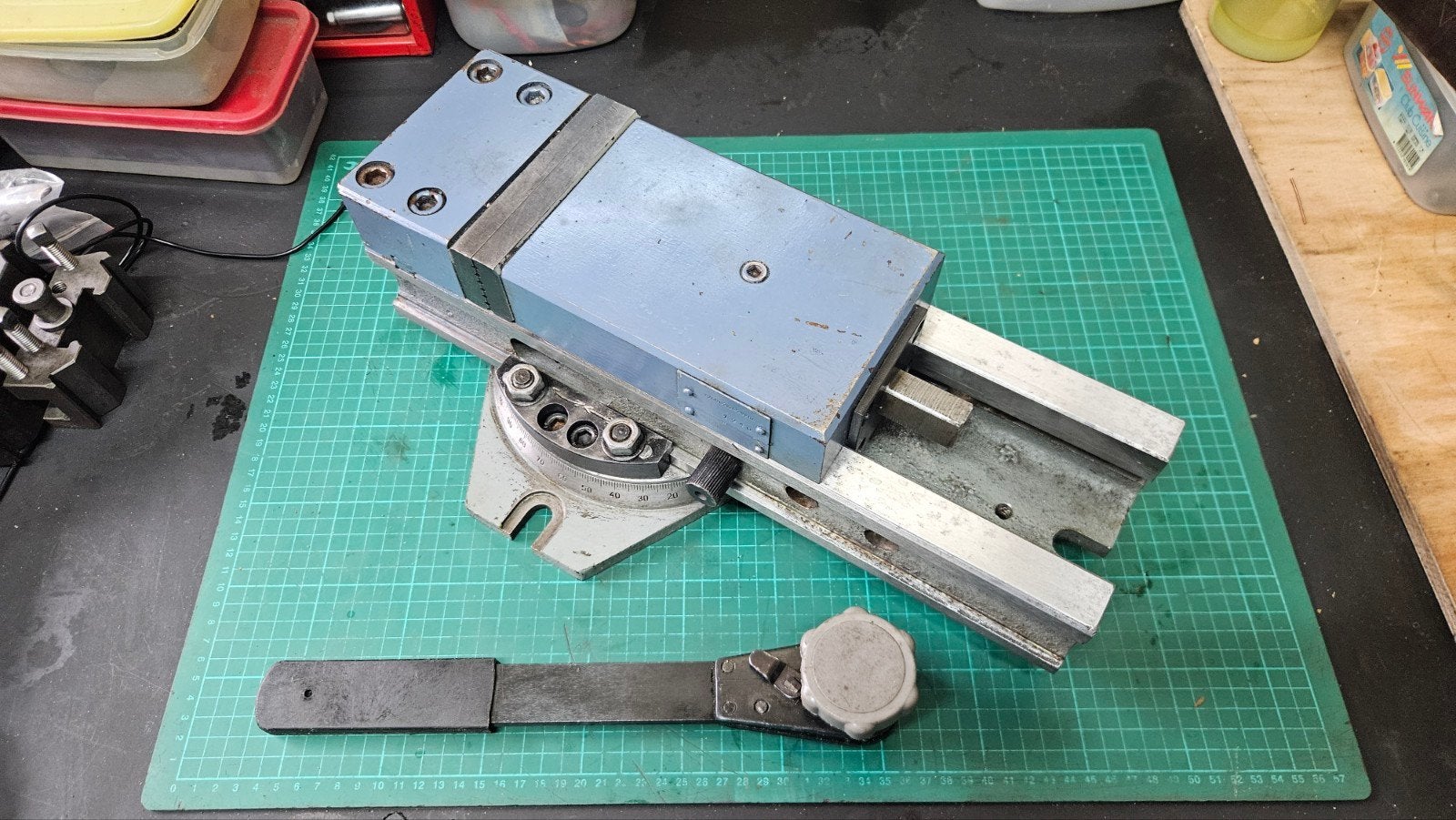 ZGAN machineklem 125mm, Ophalen of Verzenden, Zo goed als nieuw, Elektrisch