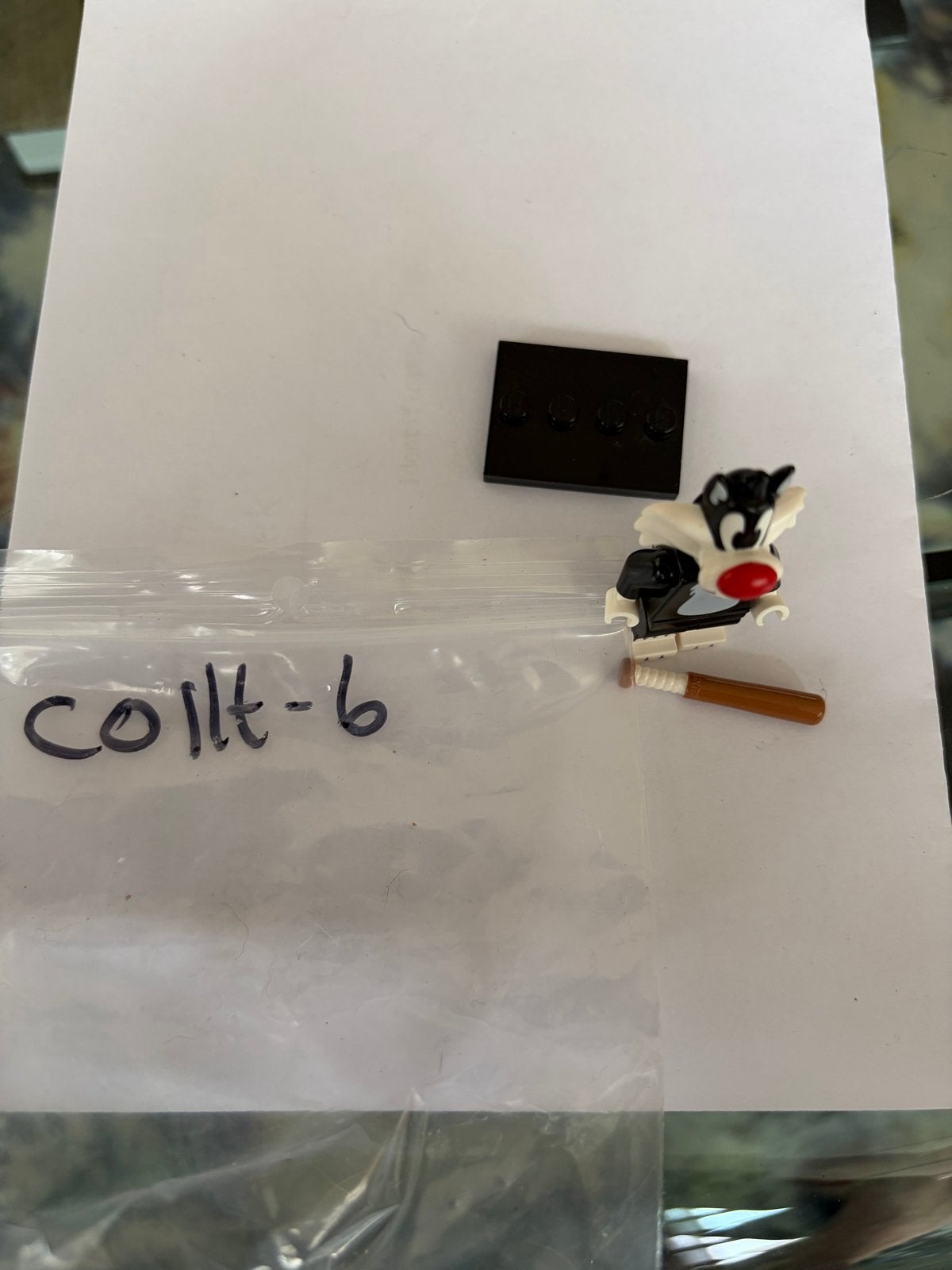 LEGO Looney Tunes Sylvester de Kat minifiguur (Collt-6), Ophalen of Verzenden, Gebruikt