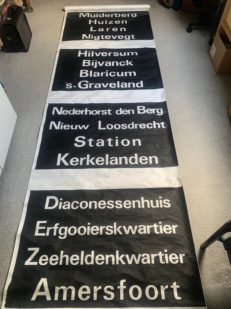 Richtingfilm centraal Nederland., Verzamelen, Ophalen of Verzenden, Zo goed als nieuw, Bus of Metro, Overige typen