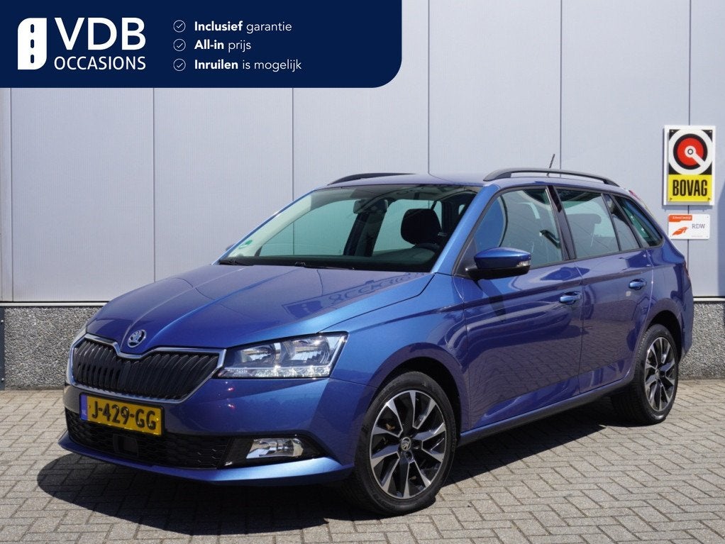 Skoda Fabia Combi 1.0 TSI Bus. Edition Trekhaak | CarPlay |, Auto's, Voorwielaandrijving, 12 maanden, Stof, Gebruikt