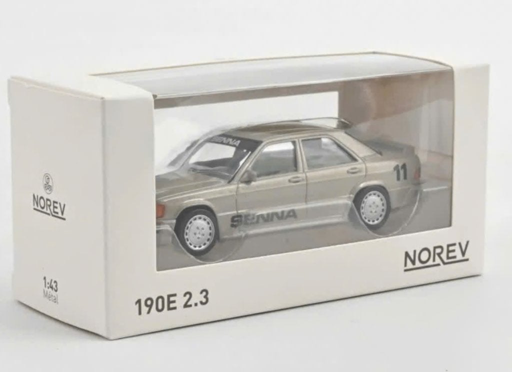 Mercedes 190E 2.3 16 1984 SENNA Jet-car 1/43 NOREV R. 351196, Verzenden, Nieuw, Auto, Norev