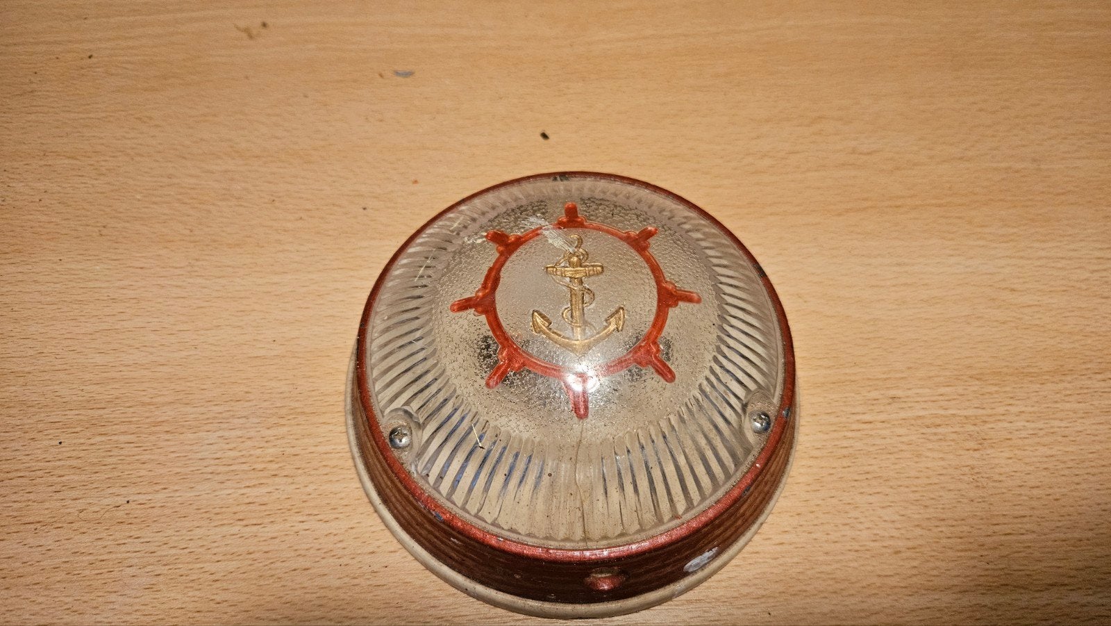 Vintage Boot Binnenverlichting nautisch.Anker symbool

Oude, Watersport en Boten, Ophalen of Verzenden, Gebruikt, Overige typen