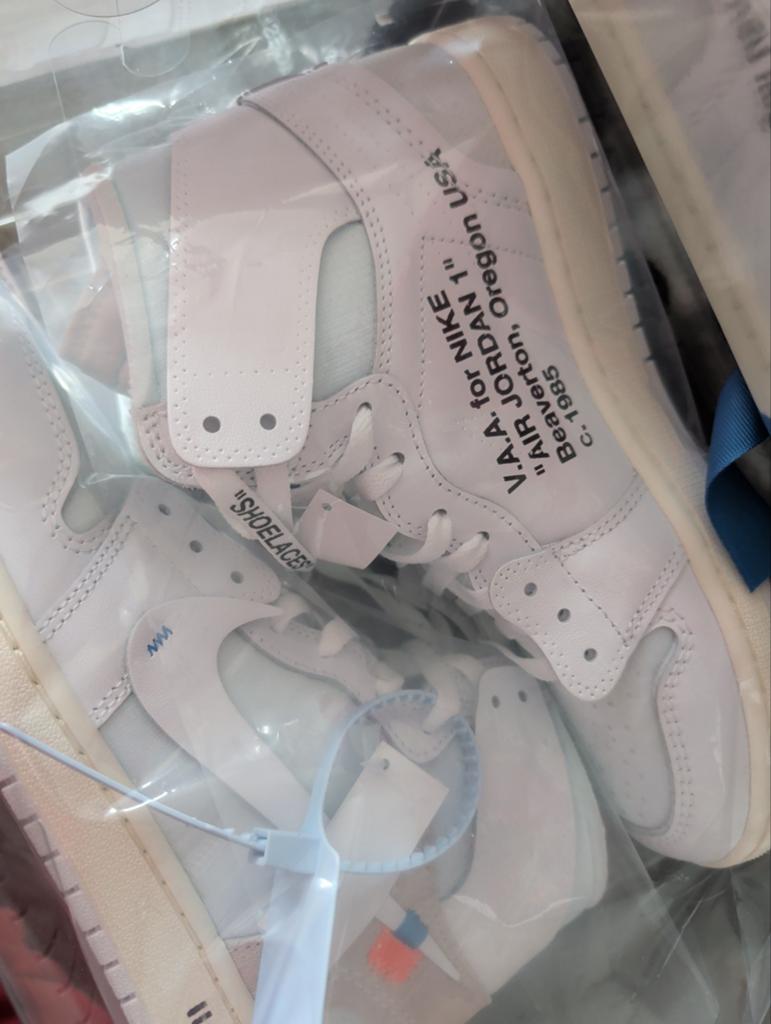 Nike Air Jordan 1 Retro High Off-White White, Wit, Nike, Nieuw, Ophalen of Verzenden