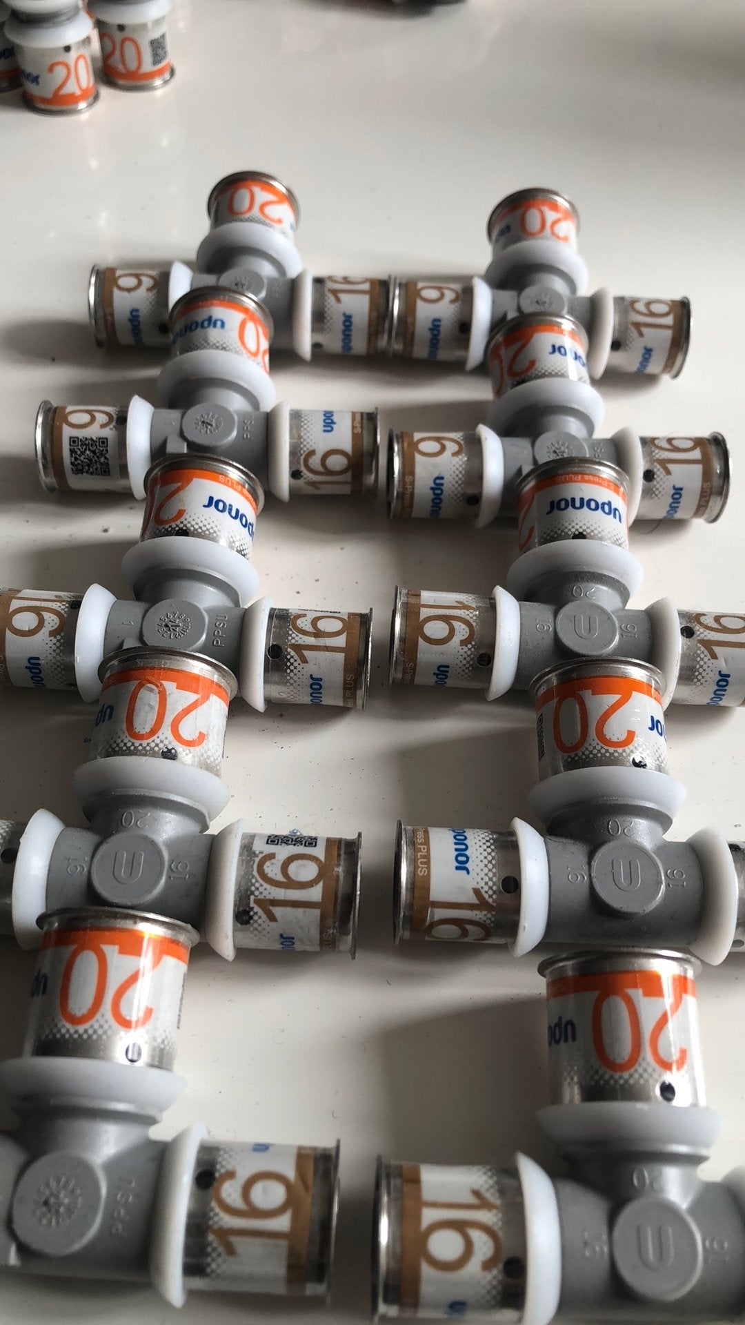UPONOR S-Press PLUS T-stuk  PPSU, 16x20x16 mm pers, Ophalen of Verzenden, Nieuw