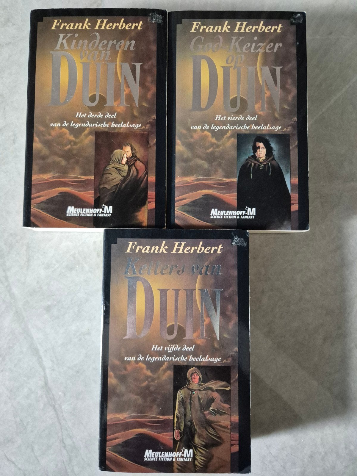 Dune Saga Boekenreeks - Frank Herbert (3 delen), Boeken, Ophalen of Verzenden, Gelezen, Frank Herbert