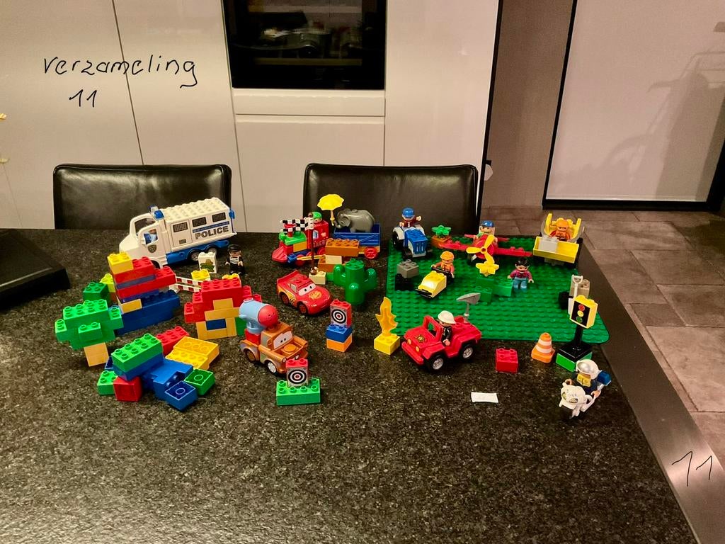 Duplo Verzameling 11 met Politietruck, Kinderen en Baby's, Speelgoed | Duplo en Lego, Ophalen, Gebruikt, Duplo