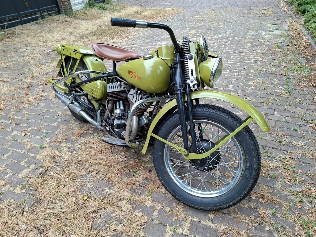 Harley Davidson 1943 WLA 750, 750 cc, 2 cilinders, Gebruikt, Overig