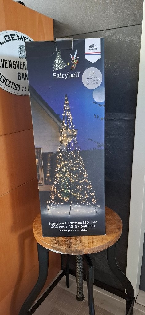 Fairybell kerstboom, 4m hoog! 640led Met Twinkle Stars!!!, Ophalen of Verzenden, Zo goed als nieuw