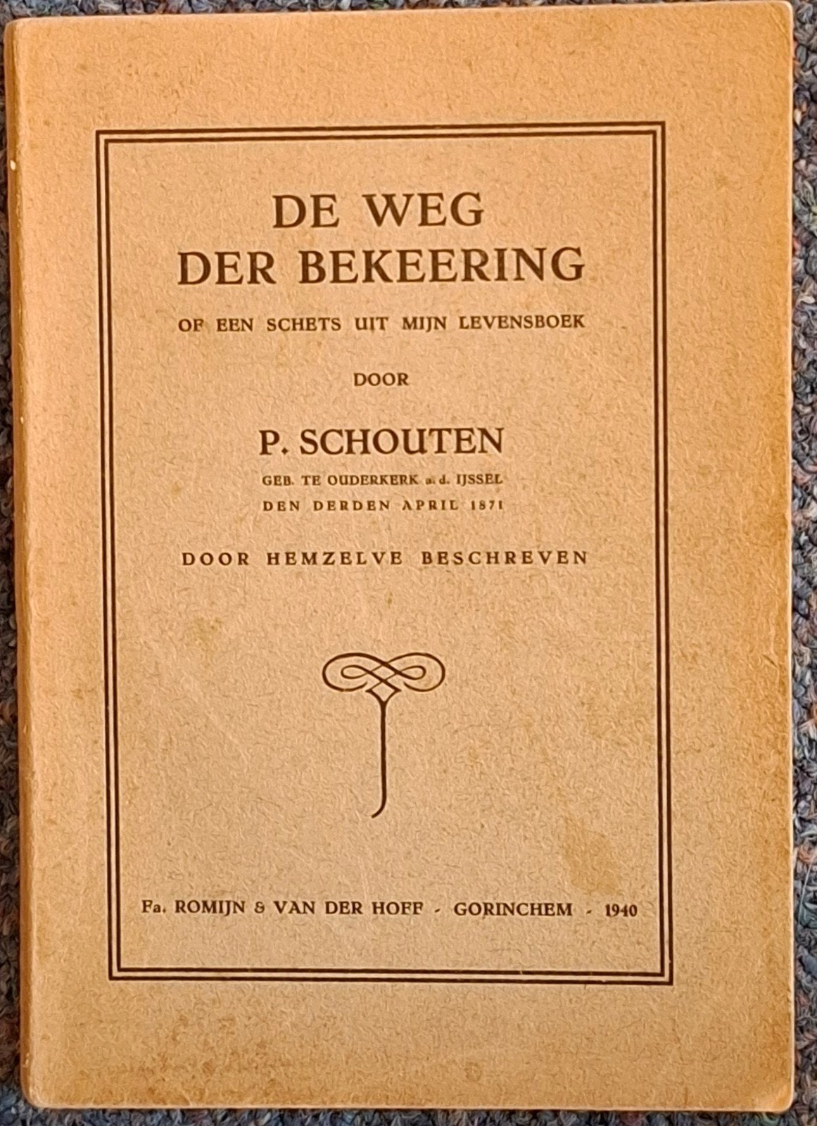 De Weg der Bekeering - P. Schouten (1940), Christendom | Protestants, Ophalen of Verzenden, Gelezen, P. Schouten