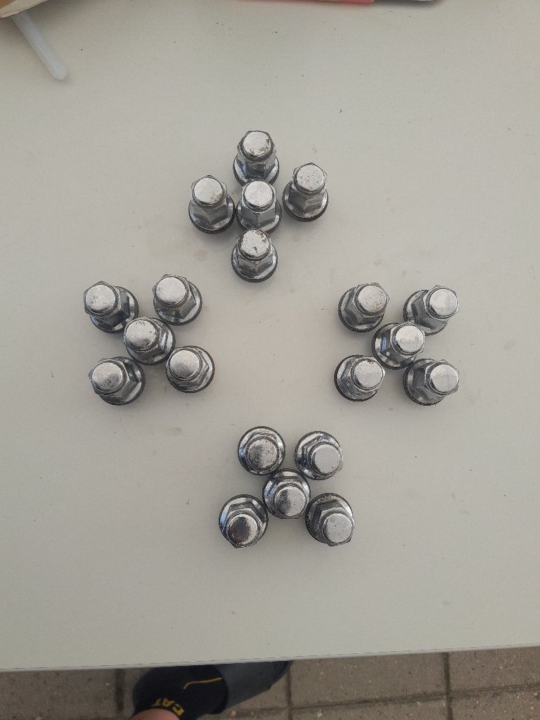 wielmoeren set toyota, Ophalen of Verzenden, Gebruikt