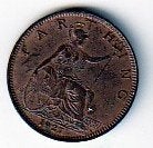 farthing  1927   Engeland. km. 825, Ophalen of Verzenden, Overige landen, Losse munt