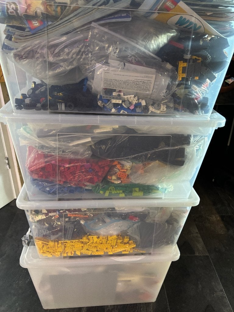 Partij lego +- 100 sets, Ophalen, Gebruikt, Lego, Overige typen