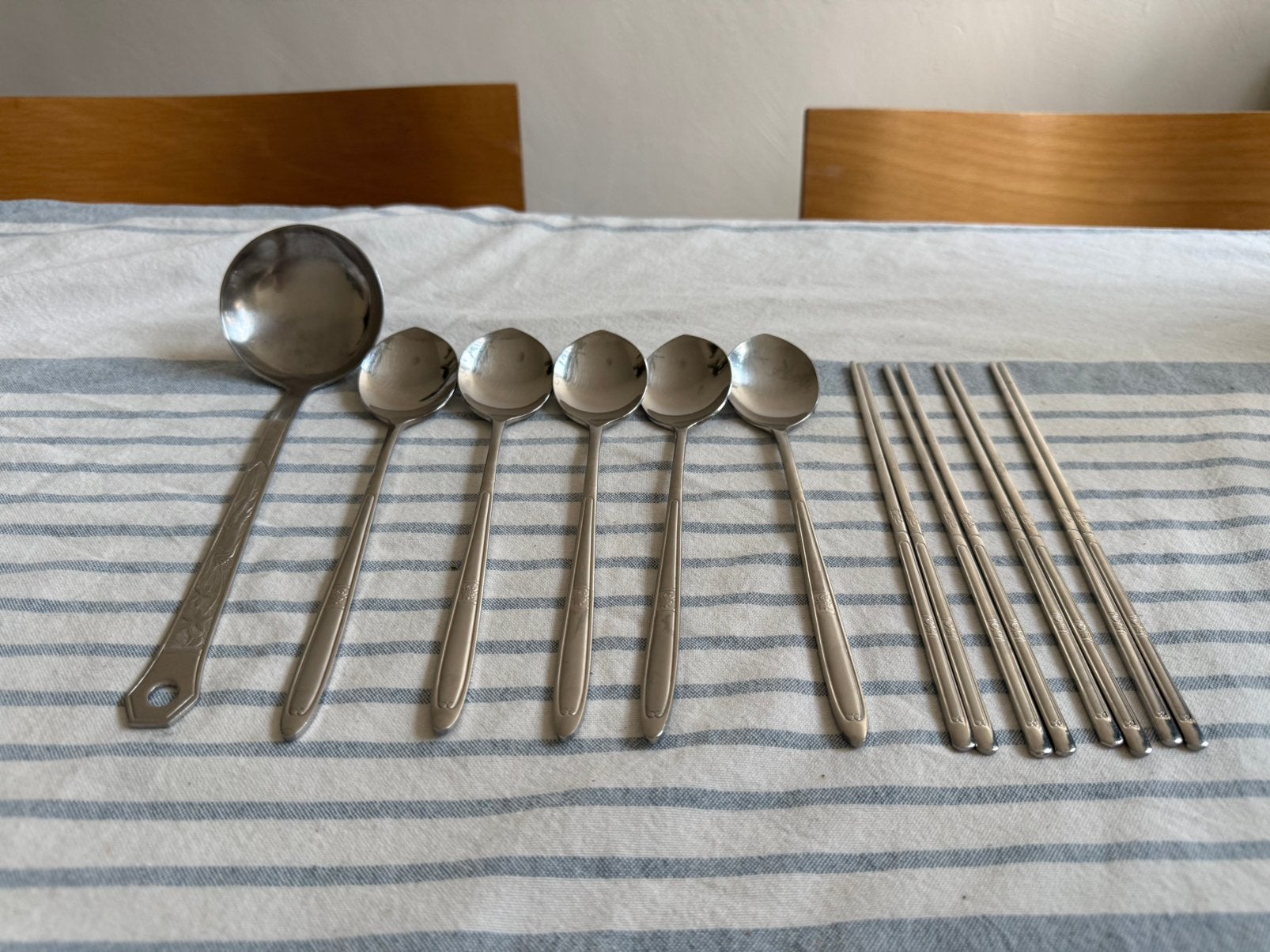 Koreaans metalen bestek uit Korea, Antiek en Kunst, Ophalen