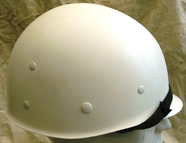 Helm Binnen / Liner, M53 (Troepenhelm), LBK, KLu, 1993.(3), Verzamelen, Ophalen of Verzenden, Luchtmacht, Nederland, Helm of Baret