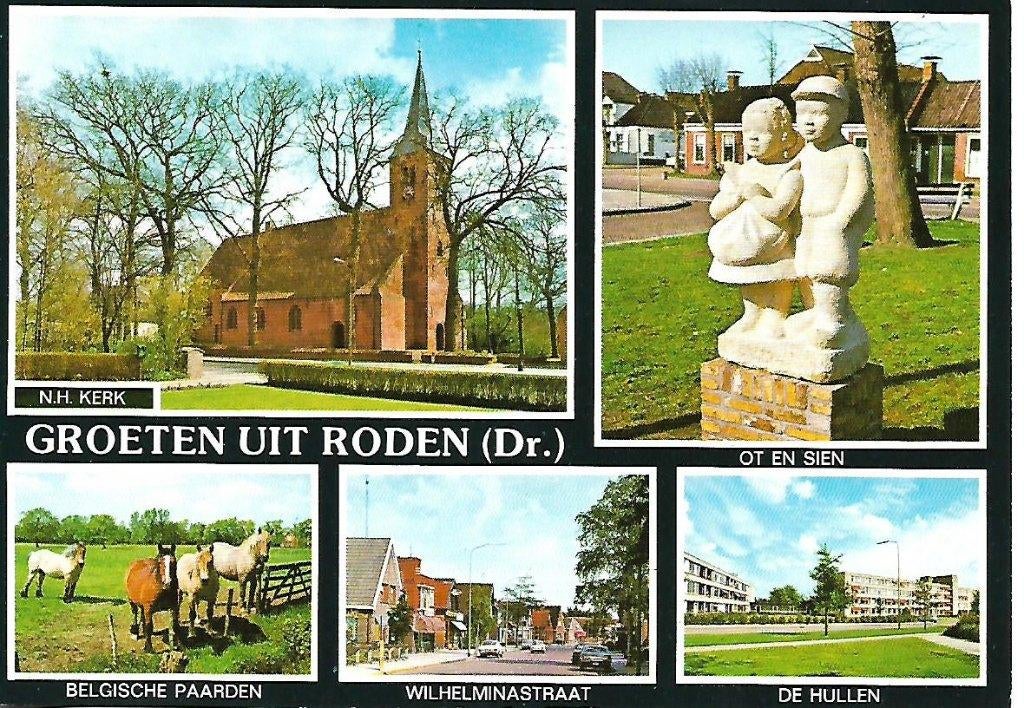 Roden- -5-luik., Verzamelen, Verzenden, 1980 tot heden, Gelopen, Drenthe