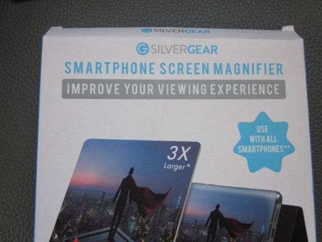 Silvergear Smartphone Schermvergroter 3X - 8 inch/ NIEUW, Ophalen of Verzenden, Nieuw, Vergrootglas of Loep