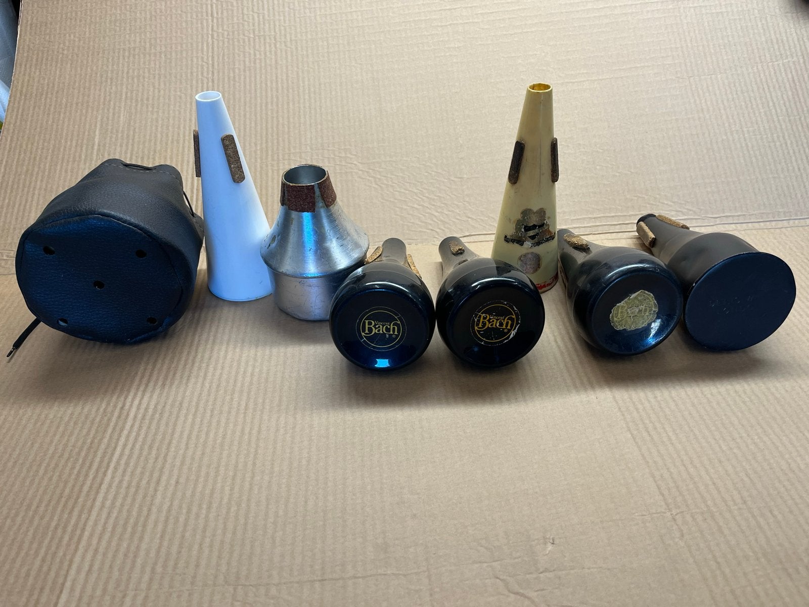 Diverse trompet cornet dempers: Bach, Selmer, Dennis Wick, W, Muziek en Instrumenten, Ophalen of Verzenden, Gebruikt, Overige typen