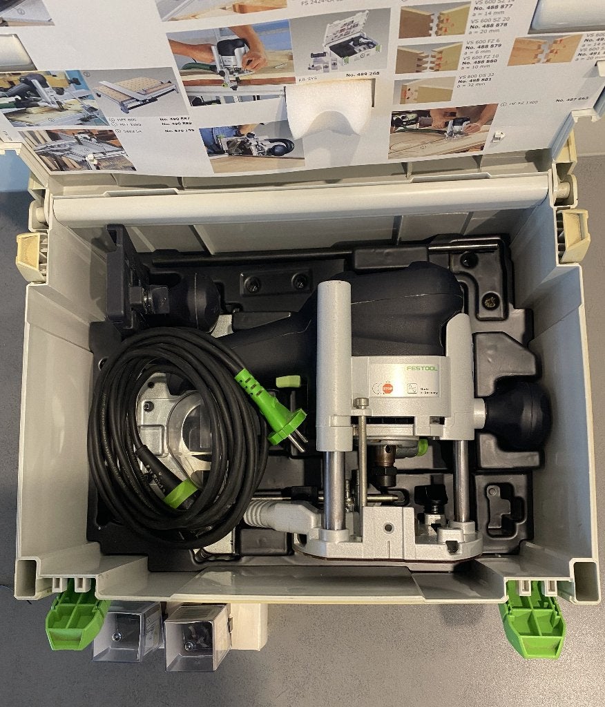 Bovenfrees Festool OF 1010 EBQ-Plus incl. Systainer, Doe-het-zelf en Verbouw, Ophalen, Zo goed als nieuw, Bovenfrees, Festool