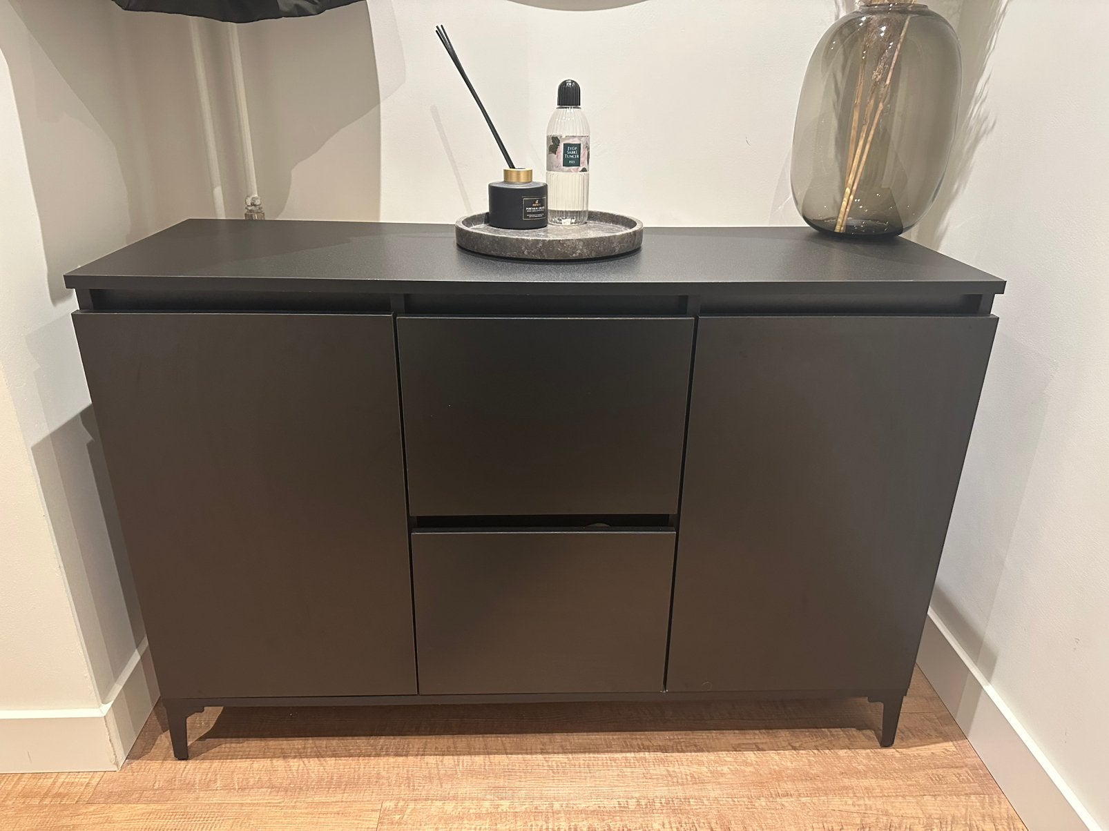VidaXL dressoir zwart 104x35x70 cm, Huis en Inrichting, Ophalen, Zo goed als nieuw, 25 tot 50 cm