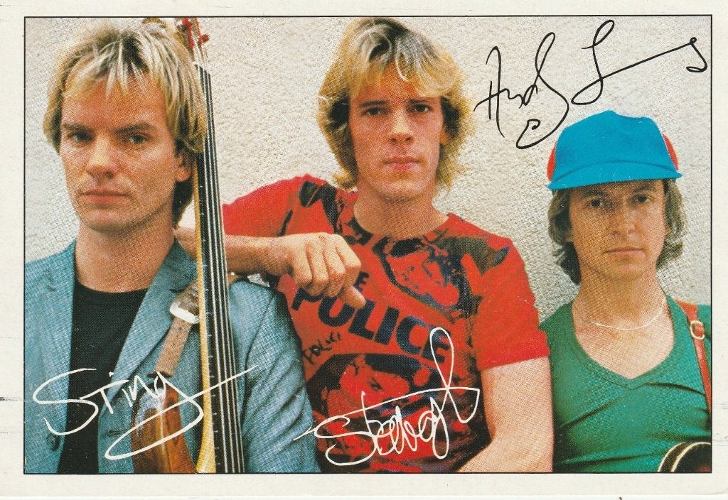 Kaart The Police - BRAVO-Autogrammkarte, Verzenden, Gebruikt, Foto of Kaart
