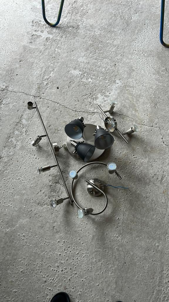 Diversen lampen spots, Ophalen, Metaal of Aluminium