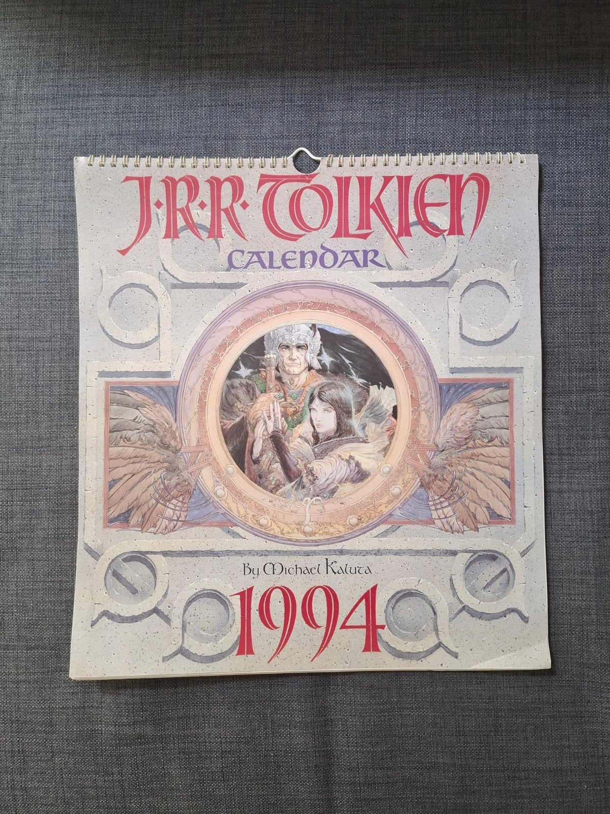 J.R.R. Tolkien 1994 LOTR Calendar by Michael Kaluta, Ophalen of Verzenden, Maandkalender