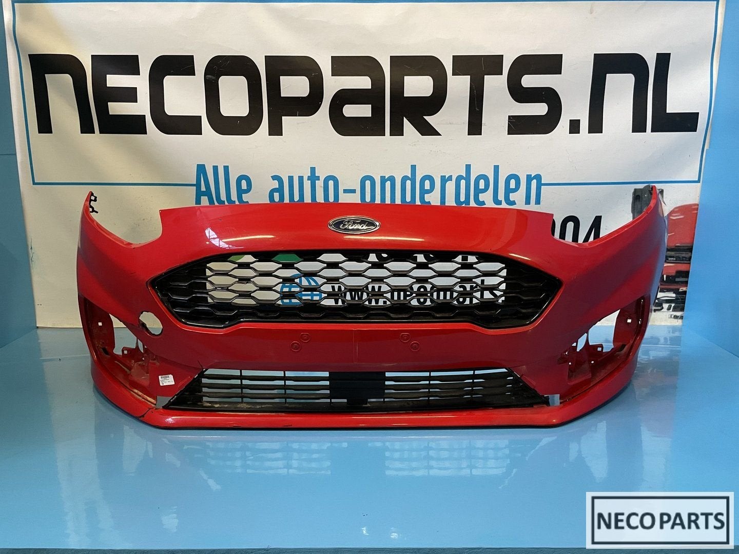 FORD FIESTA MK8 ST BUMPER VOORBUMPER ALLES LEVERBAAR !!!, Gebruikt, -, Voor, -
