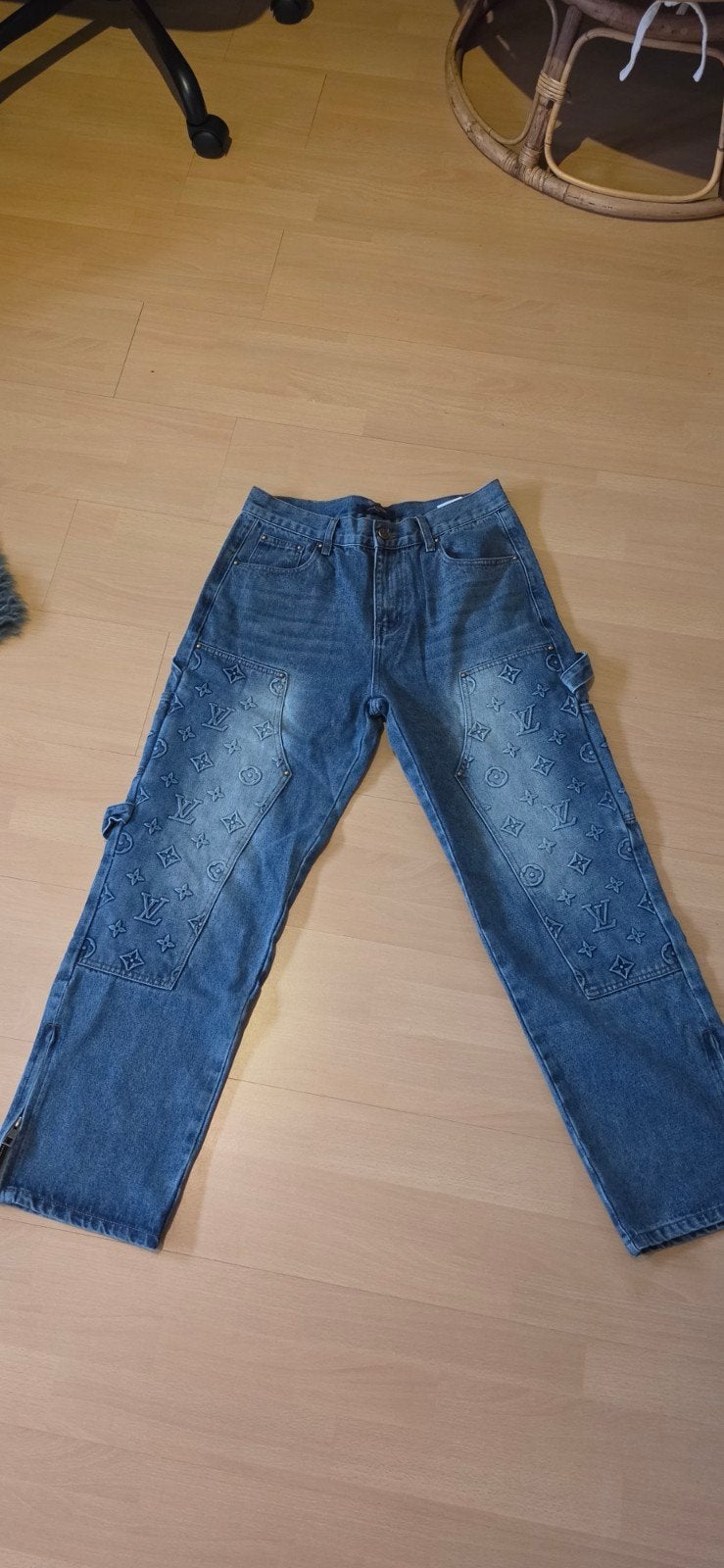 Louis Vuitton Monogram Carpenter Jeans, Kleding | Heren, Ophalen of Verzenden, Nieuw, Blauw, W33 - W34 (confectie 48/50)