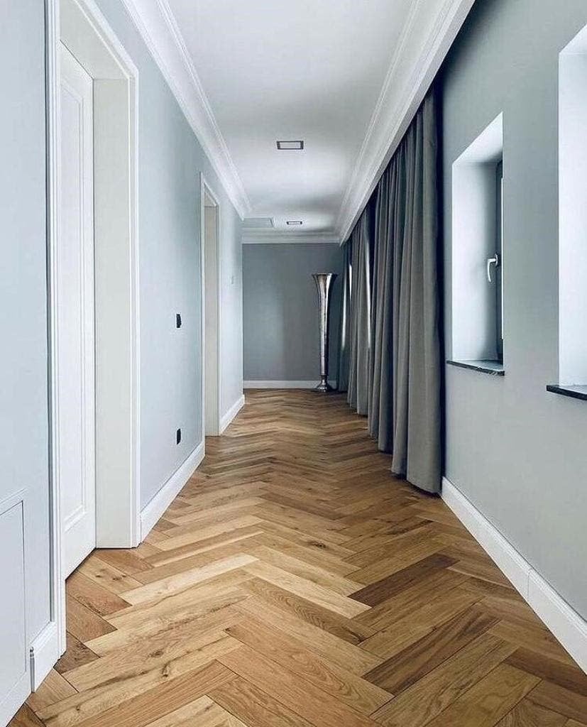 EIKEN VISGRAAT VLOER XL GEOLIED!, Ophalen of Verzenden, Nieuw, 75 m² of meer, Parket