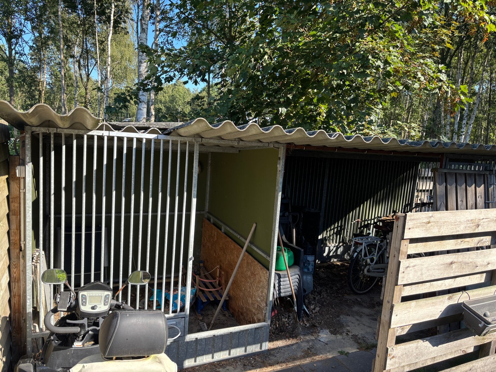 Honden kennel Corton 2x6 meter compleet, Ophalen, Gebruikt