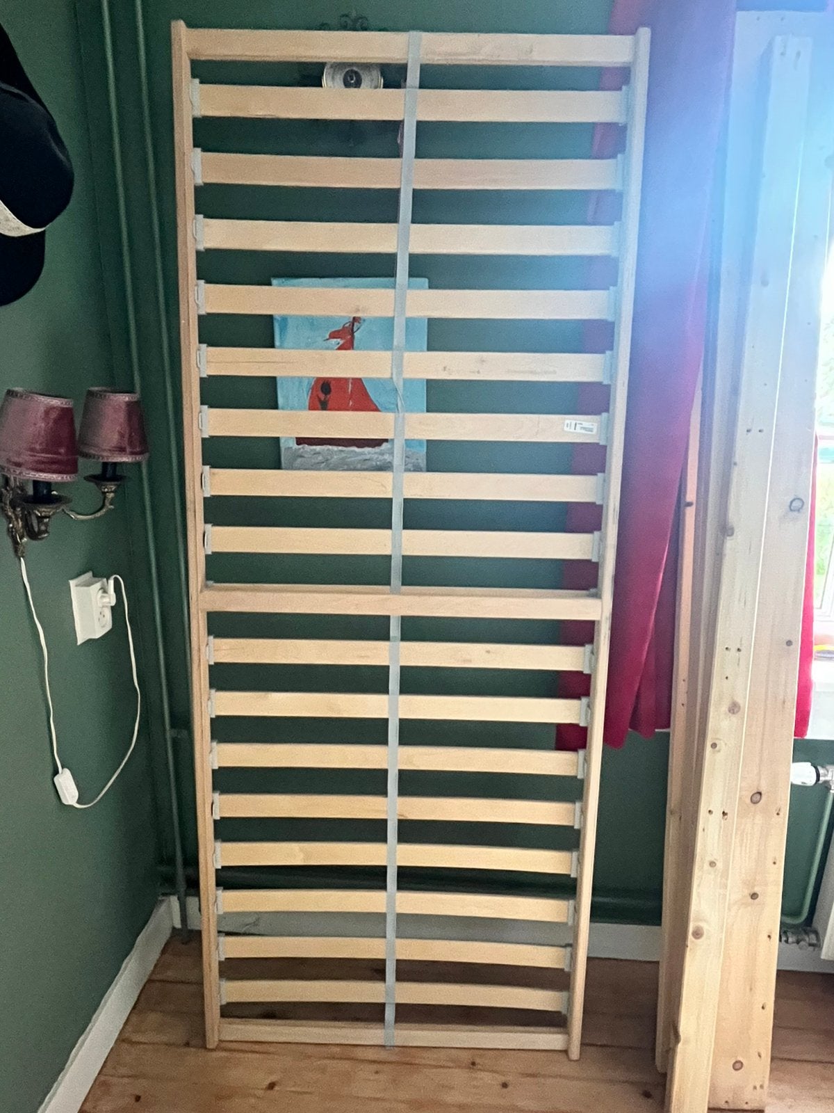 Twee ikea Lattenbodems 80x2.00, Ophalen, Gebruikt, Eenpersoons, 80 cm