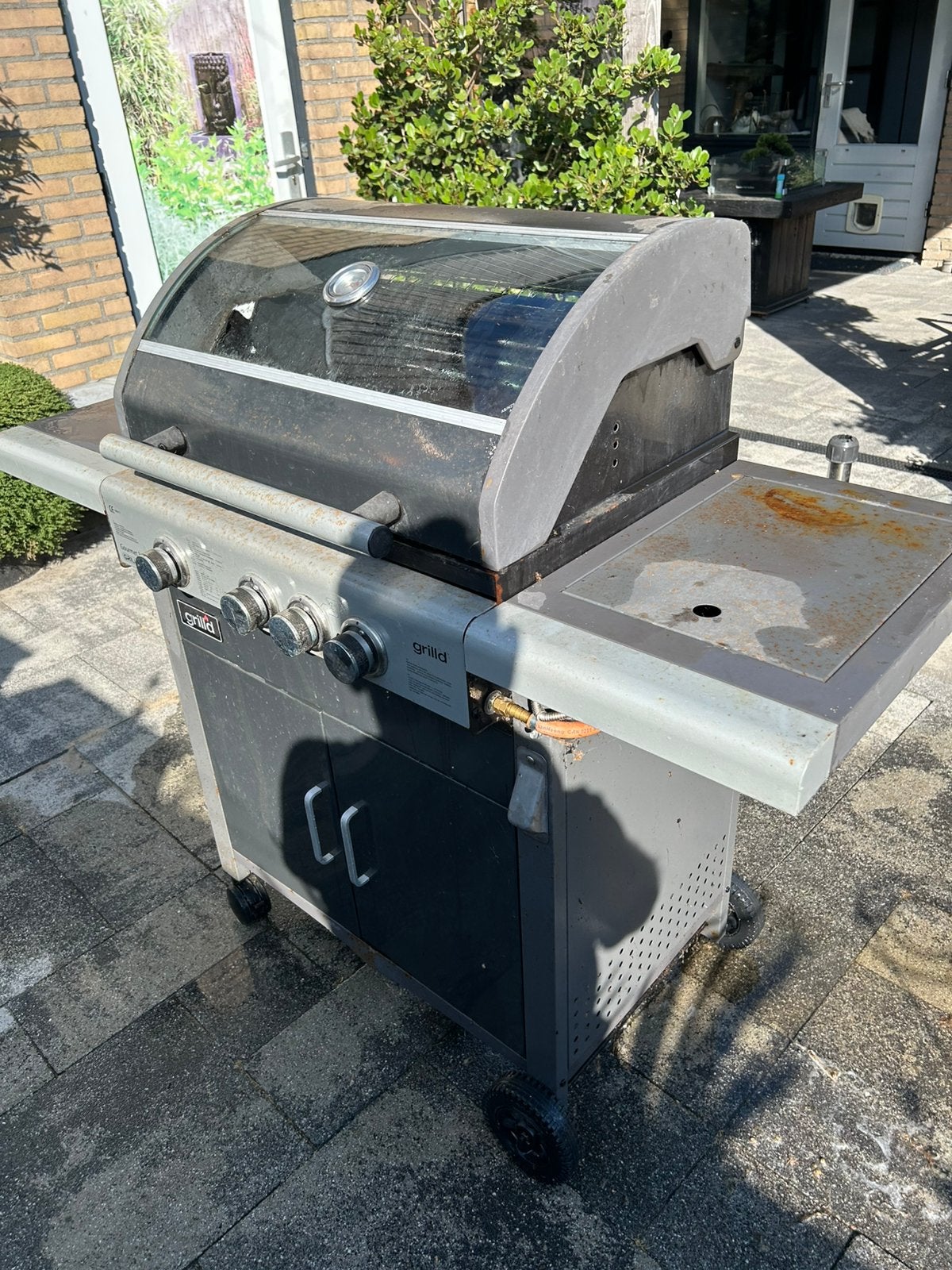 Buitenkeuken Barbeque, Ophalen, Gebruikt, Gas, Vrijstaand
