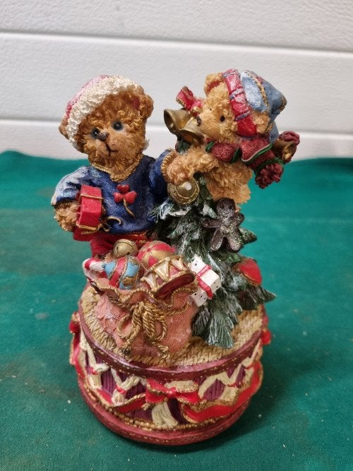 kerst speeldoos beer marry crismas [b142], Diversen, Kerst, Ophalen of Verzenden, 'T Olde Gre-j, Info@toldegrej.nl, Endepoelstraat 20f Didam