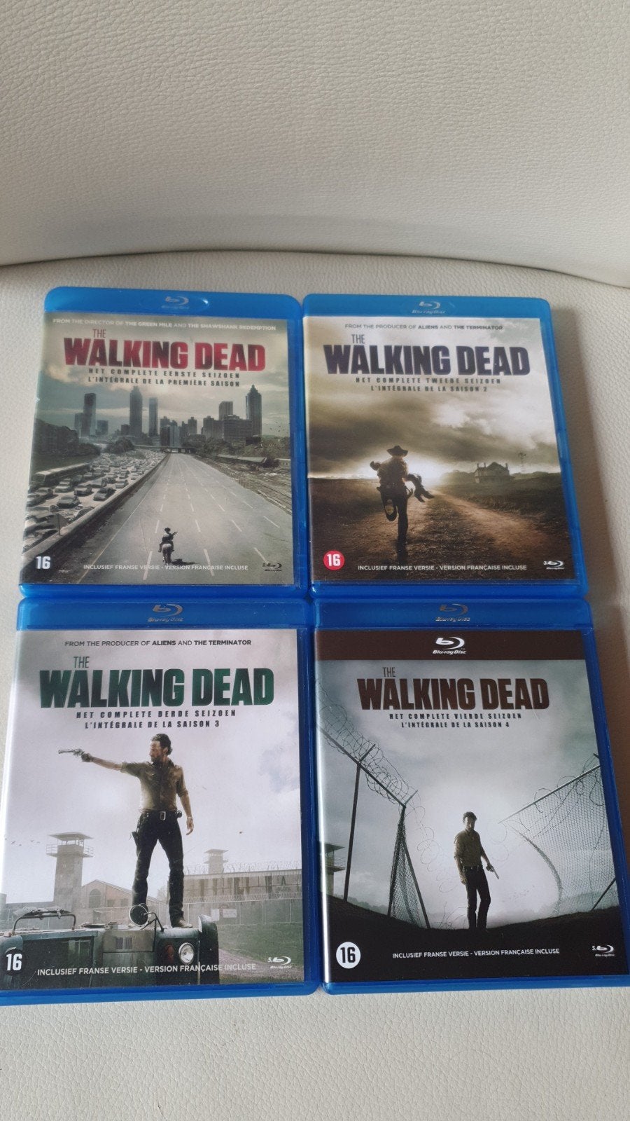 The Walking Dead Seizoenen 1-4 op Blu-ray, Cd's en Dvd's, Horror, Vanaf 16 jaar, Nederlands, Boxset