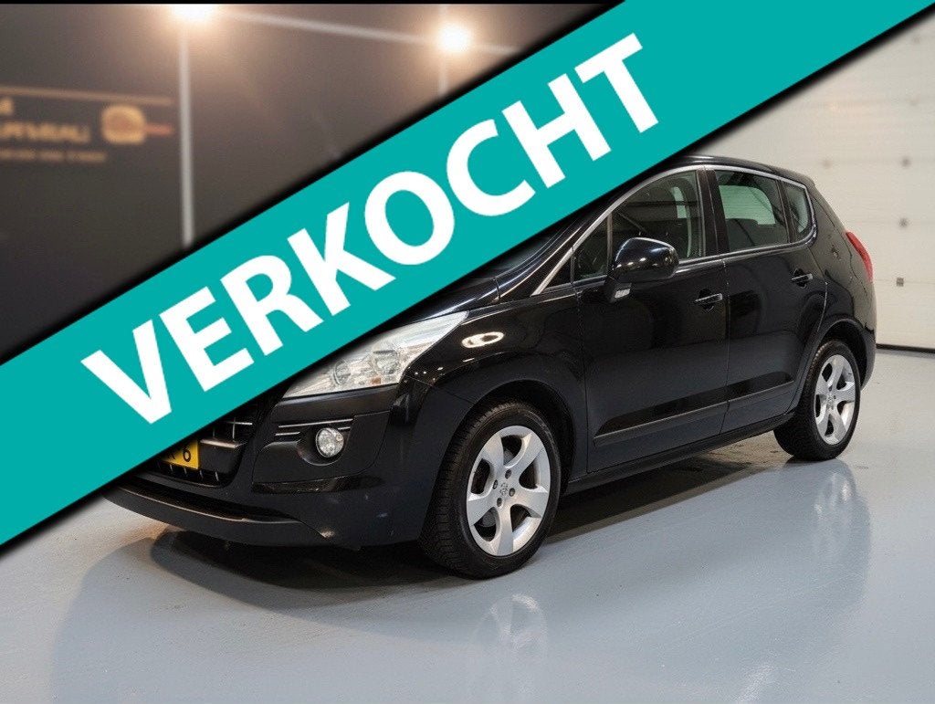 Peugeot 3008 1.6 THP ST-automaat-airco-1 jaar apk, Euro 5, Gebruikt, Zwart, Bedrijf