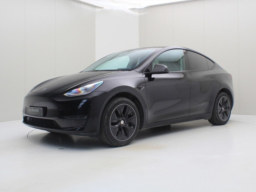 Tesla Model Y Long Range AWD 75kWh 351pk 93.2% SoH [ TREKHAA, Auto's, Tesla, Automaat, Gebruikt, Zwart, 351 pk